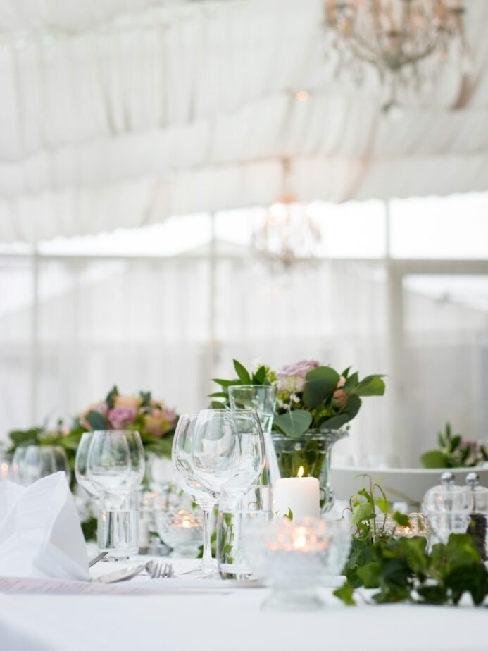 Banquet Event Order (BEO) Format: Hotel Template & Example 1 Formal event table with glasses and place settings