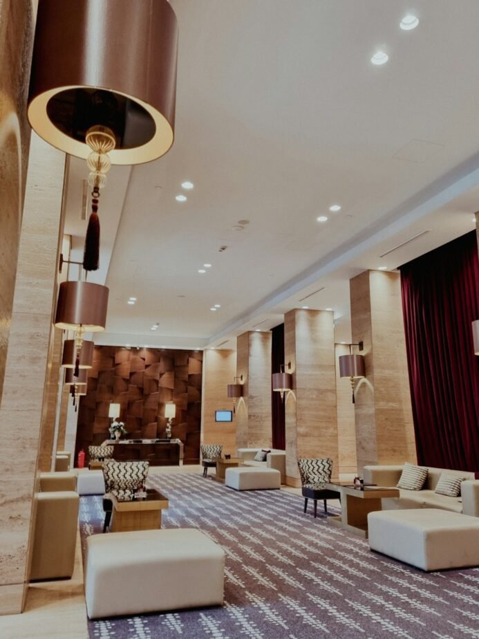 Hotel Spa Receptionist Job Description: Duties & Interview Guide 1 Hotel lounge and reception area