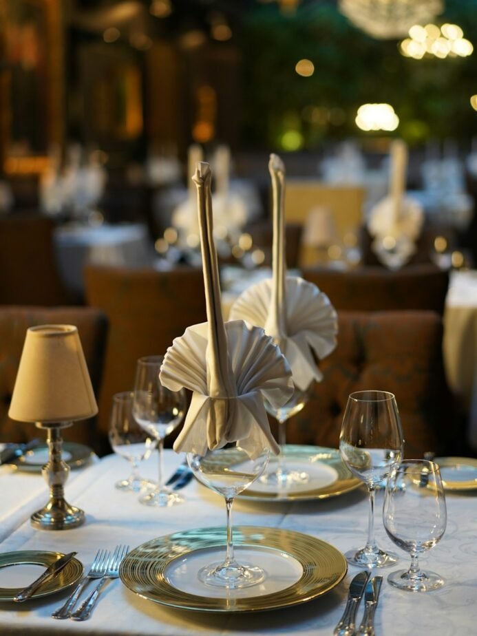 Banquet Cancellation Policy Template: Refunds & Date Changes 2 Hotel restaurant table laid for guests